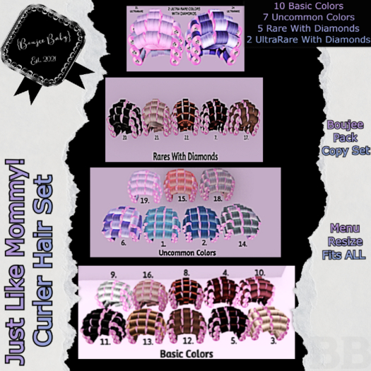 Second Life Marketplace {Boujee Baby} Boujee Pack Just Like Mommy